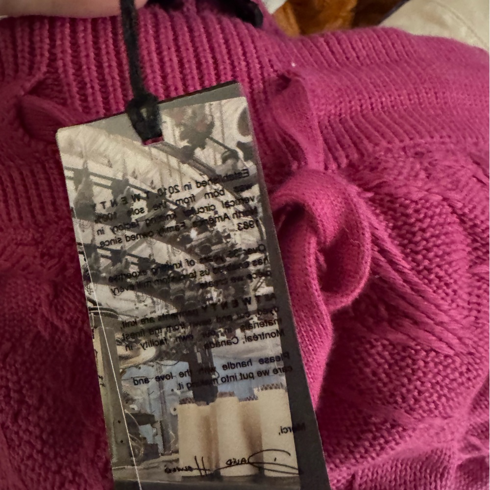 NWT Twenty Montreal Ombre Pink Knit Joggers - Picture 6 of 8